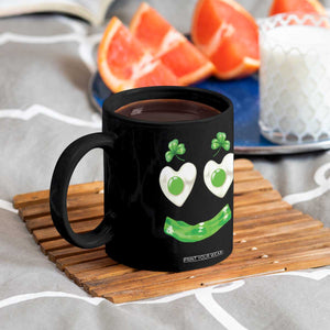 Funny Irish St Patricks Day Shamrock Coffee Mug Green Eggs Smile Brunch Breakfast TS10 Print Your Wear