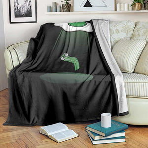 Funny Irish St Patricks Day Throw Blanket UFO Egg Bacon Abduction Funny TS10 Print Your Wear