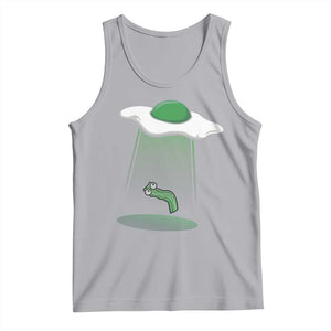 Funny Irish St Patricks Day Tank Top UFO Egg Bacon Abduction Funny TS10 Athletic Heather Print Your Wear