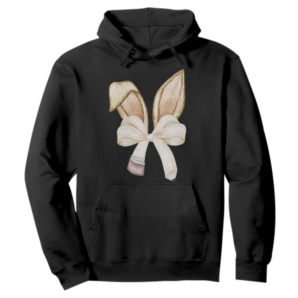 Easter Teachers Bunny Coquette Ears Hoodie TS10 Black Print Your Wear
