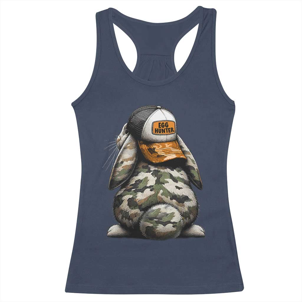 Camo Easter Bunny Racerback Tank Top Egg Hunter Kids TS10 Navy Print Your Wear