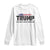 Trump Was Right About Everything Long Sleeve Shirt USA American Flag TS10 White Print Your Wear