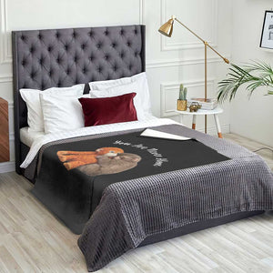 Viral Punch Monkey Throw Blanket Cute Baby Monkey With Plush Toy Animal Lovers TS10 Print Your Wear