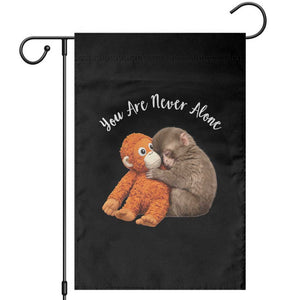 Viral Punch Monkey Garden Flag Cute Baby Monkey With Plush Toy Animal Lovers TS10 Black Print Your Wear
