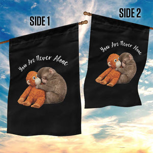 Viral Punch Monkey Garden Flag Cute Baby Monkey With Plush Toy Animal Lovers TS10 Print Your Wear