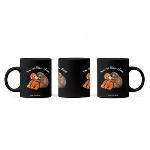 Viral Punch Monkey Coffee Mug Cute Baby Monkey With Plush Toy Animal Lovers TS10 Print Your Wear