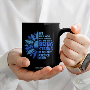 ALS Awareness Coffee Mug Blue Ribbon Stronger Survivor TS10 Print Your Wear