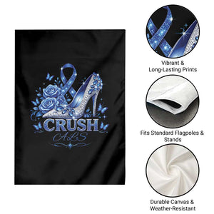 ALS Awareness Garden Flag Blue Ribbon Women Crush ALS TS10 Print Your Wear