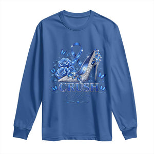 ALS Awareness Long Sleeve Shirt Blue Ribbon Women Crush ALS TS10 Royal Blue Print Your Wear