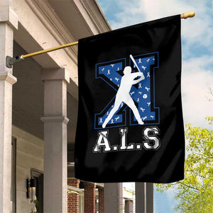 ALS Awareness Garden Flag Baseball Strike Out ALS Support TS10 Print Your Wear