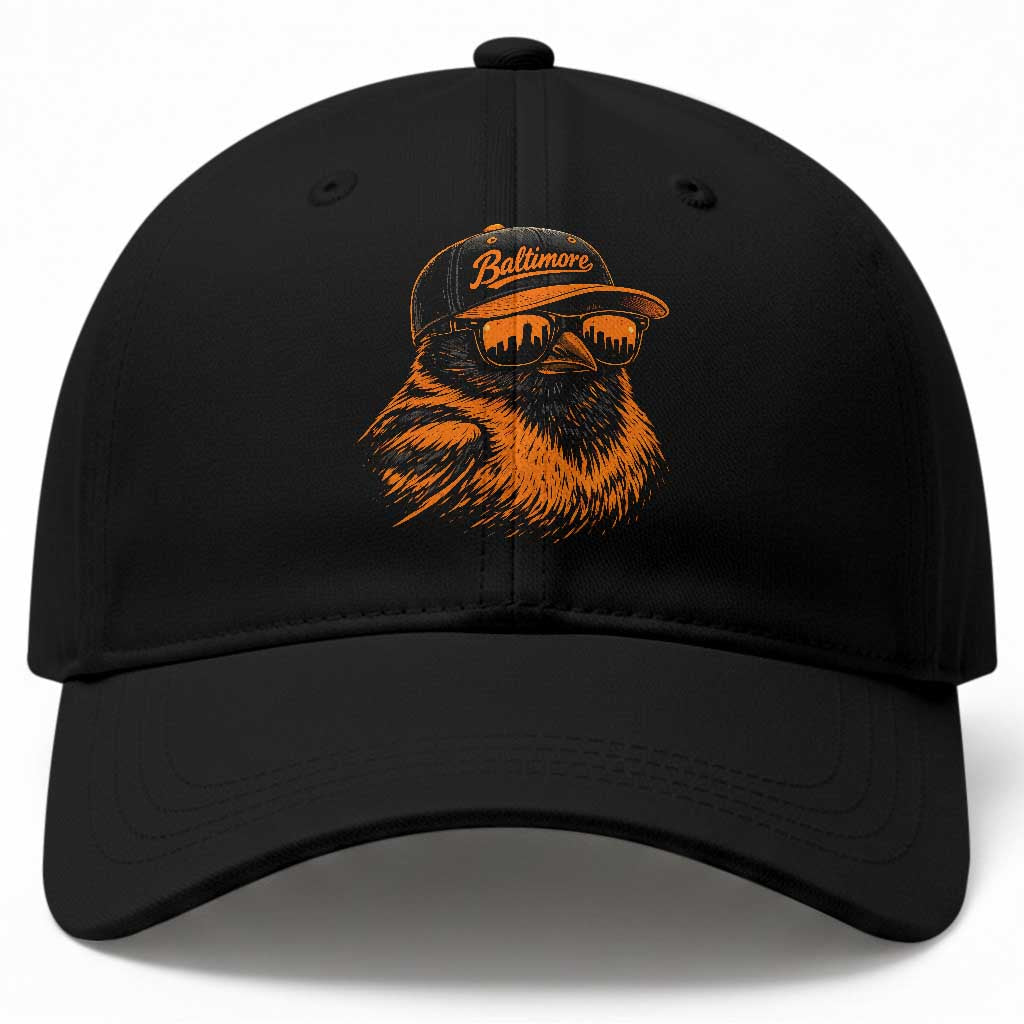 Retro Baltimore Baseball Cap City Pride Oriole With Sunglasses TS10 Print Your Wear