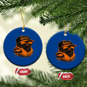 Retro Baltimore Ceramic Ornament City Pride Oriole With Sunglasses TS10 1pc Blue Print Your Wear