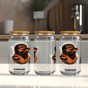 Retro Baltimore Glass Can City Pride Oriole With Sunglasses TS10 Print Your Wear
