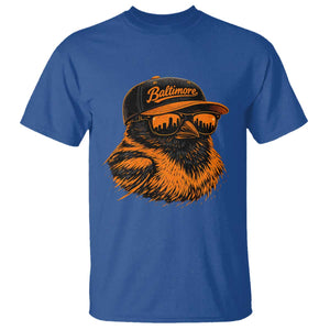 Retro Baltimore T Shirt City Pride Oriole With Sunglasses TS10 Royal Blue Print Your Wear