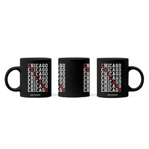 Vintage Chicago Coffee Mug Retro Distressed Classic Chicago TS10 Print Your Wear
