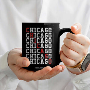 Vintage Chicago Coffee Mug Retro Distressed Classic Chicago TS10 Print Your Wear
