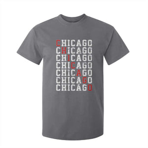 Vintage Chicago T Shirt For Kid Retro Distressed Classic Chicago TS10 Charcoal Print Your Wear