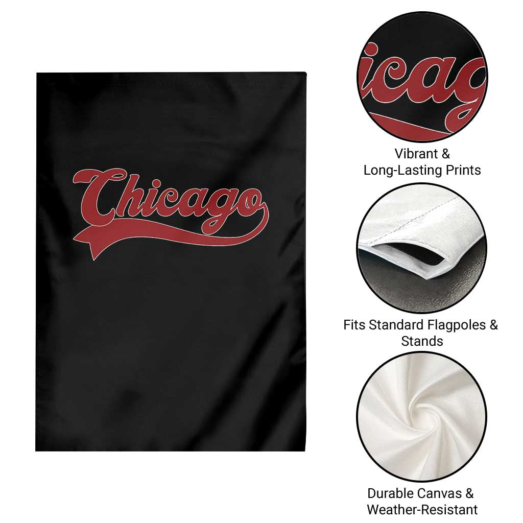 Retro Chicago Garden Flag Varsity Script Vintage Sports Jersey Style 80s 90s TS10 Print Your Wear