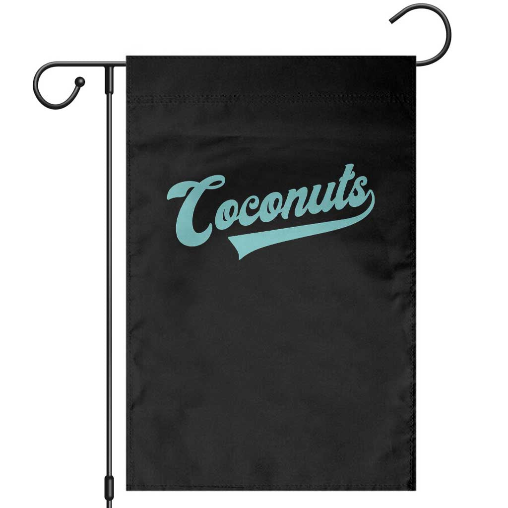 Vintage Coconut Garden Flag Retro Throwback Popular Fruit Humor Coconuts Classic TS10 Black Print Your Wear