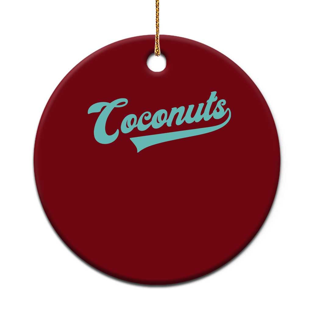Vintage Coconut Ceramic Ornament Retro Throwback Popular Fruit Humor Coconuts Classic TS10 1pc Red Print Your Wear