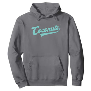 Vintage Coconut Hoodie Retro Throwback Popular Fruit Humor Coconuts Classic TS10 Charcoal Print Your Wear