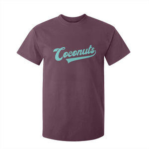 Vintage Coconut T Shirt For Kid Retro Throwback Popular Fruit Humor Coconuts Classic TS10 Maroon Print Your Wear