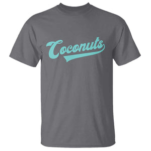 Vintage Coconut T Shirt Retro Throwback Popular Fruit Humor Coconuts Classic TS10 Charcoal Print Your Wear