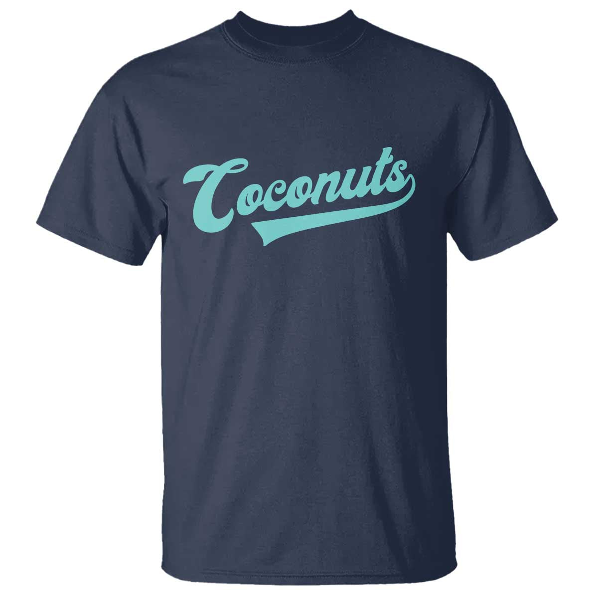 Vintage Coconut T Shirt Retro Throwback Popular Fruit Humor Coconuts Classic TS10 Navy Print Your Wear