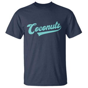 Vintage Coconut T Shirt Retro Throwback Popular Fruit Humor Coconuts Classic TS10 Navy Print Your Wear
