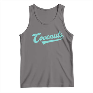 Vintage Coconut Tank Top Retro Throwback Popular Fruit Humor Coconuts Classic TS10 Deep Heather Print Your Wear