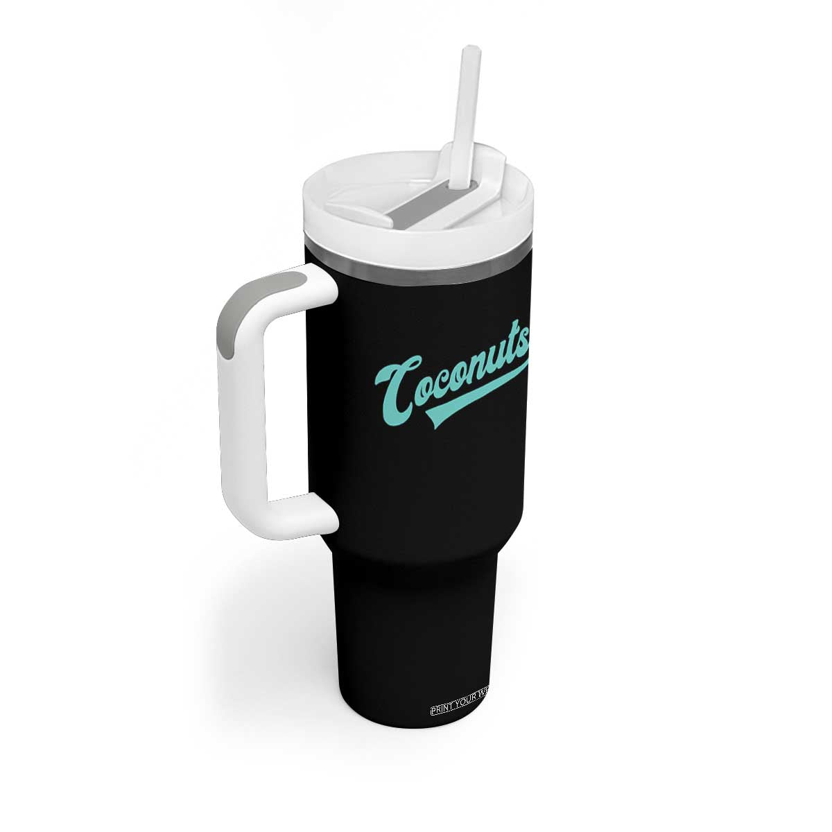 Vintage Coconut Tumbler With Handle Retro Throwback Popular Fruit Humor Coconuts Classic TS10 Print Your Wear