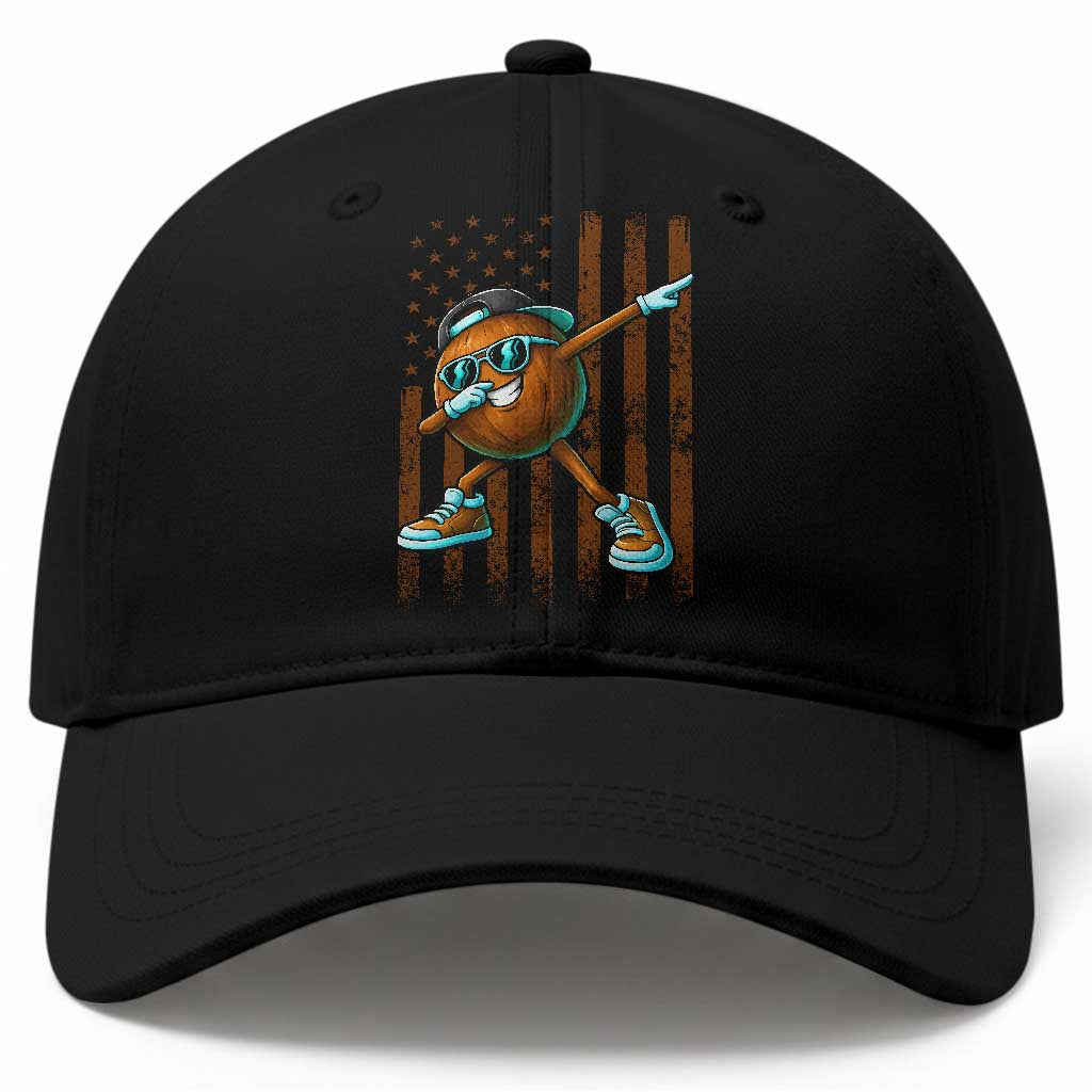 Dabbing Coconut Baseball Cap Retro American Flag Fruit Lover TS10 Print Your Wear