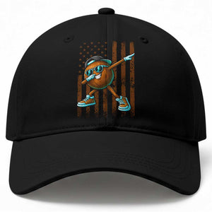 Dabbing Coconut Baseball Cap Retro American Flag Fruit Lover TS10 Print Your Wear