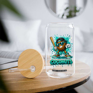 Baseball Coconut Glass Can Funny Graffiti Splatter Sports TS10 Print Your Wear