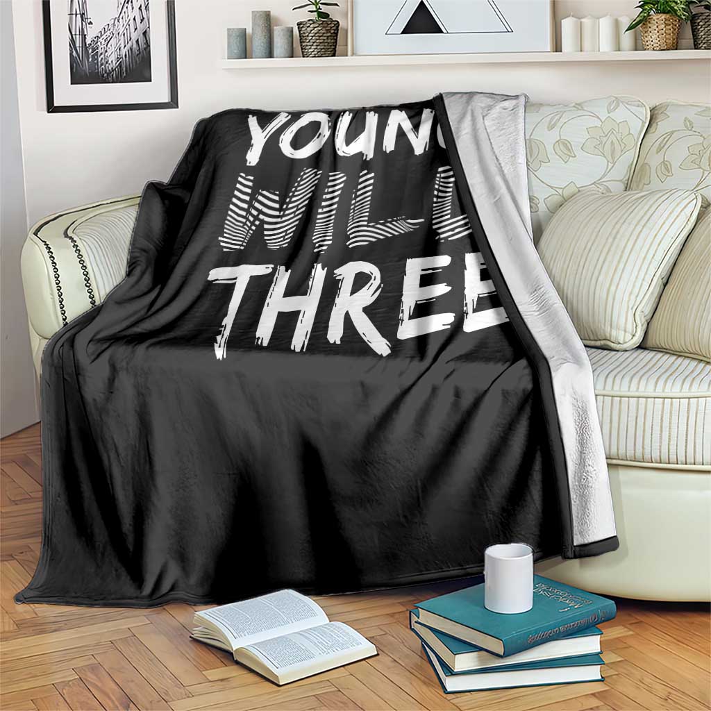 Toddler 3rd Birthday Throw Blanket Young Wild And Three TS10 Print Your Wear