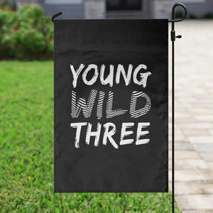 Toddler 3rd Birthday Garden Flag Young Wild And Three TS10 Print Your Wear
