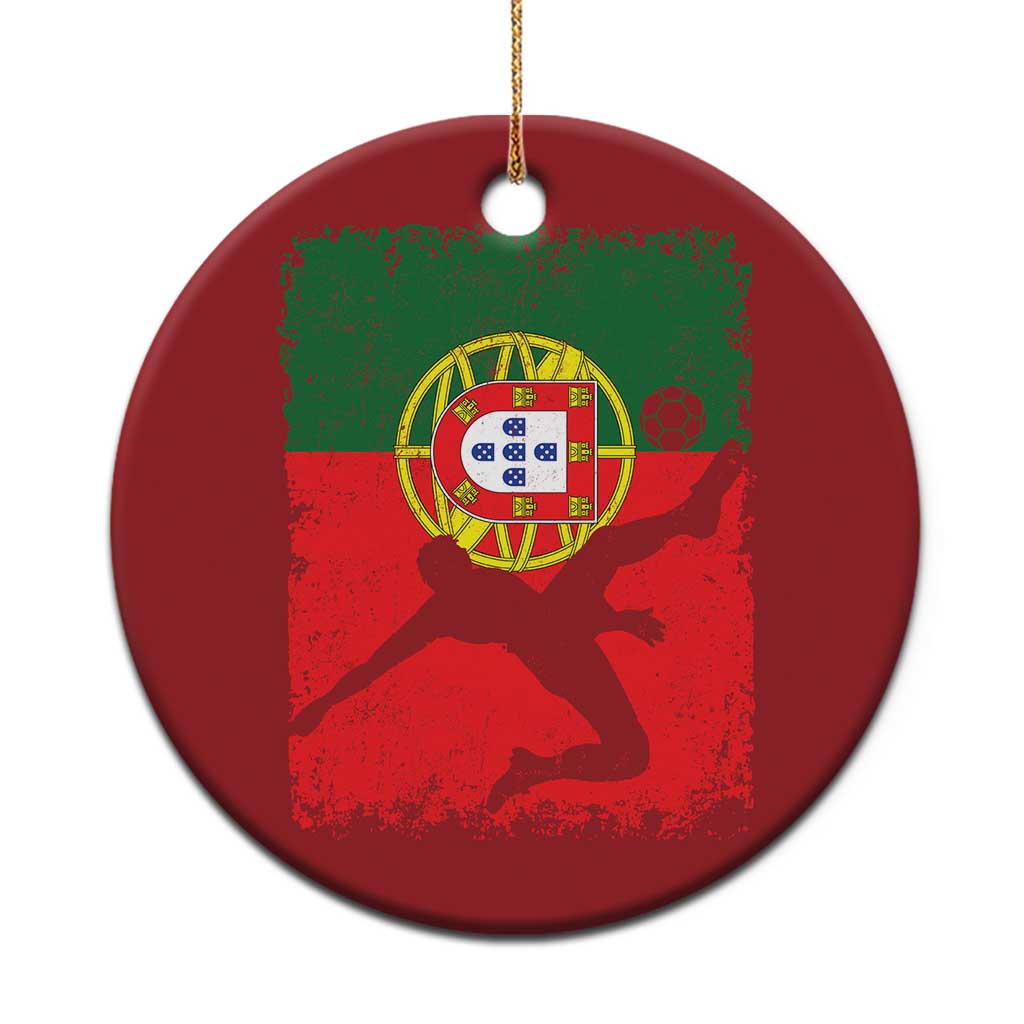 Portugal Soccer Christmas Ornament Portuguese Flag Futebol Football Fan TS10 Print Your Wear