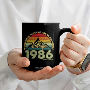40th Birthday Coffee Mug Vintage 1986 Weird Being the Same Age as Old People 40 Year Old Gift TS10 Print Your Wear