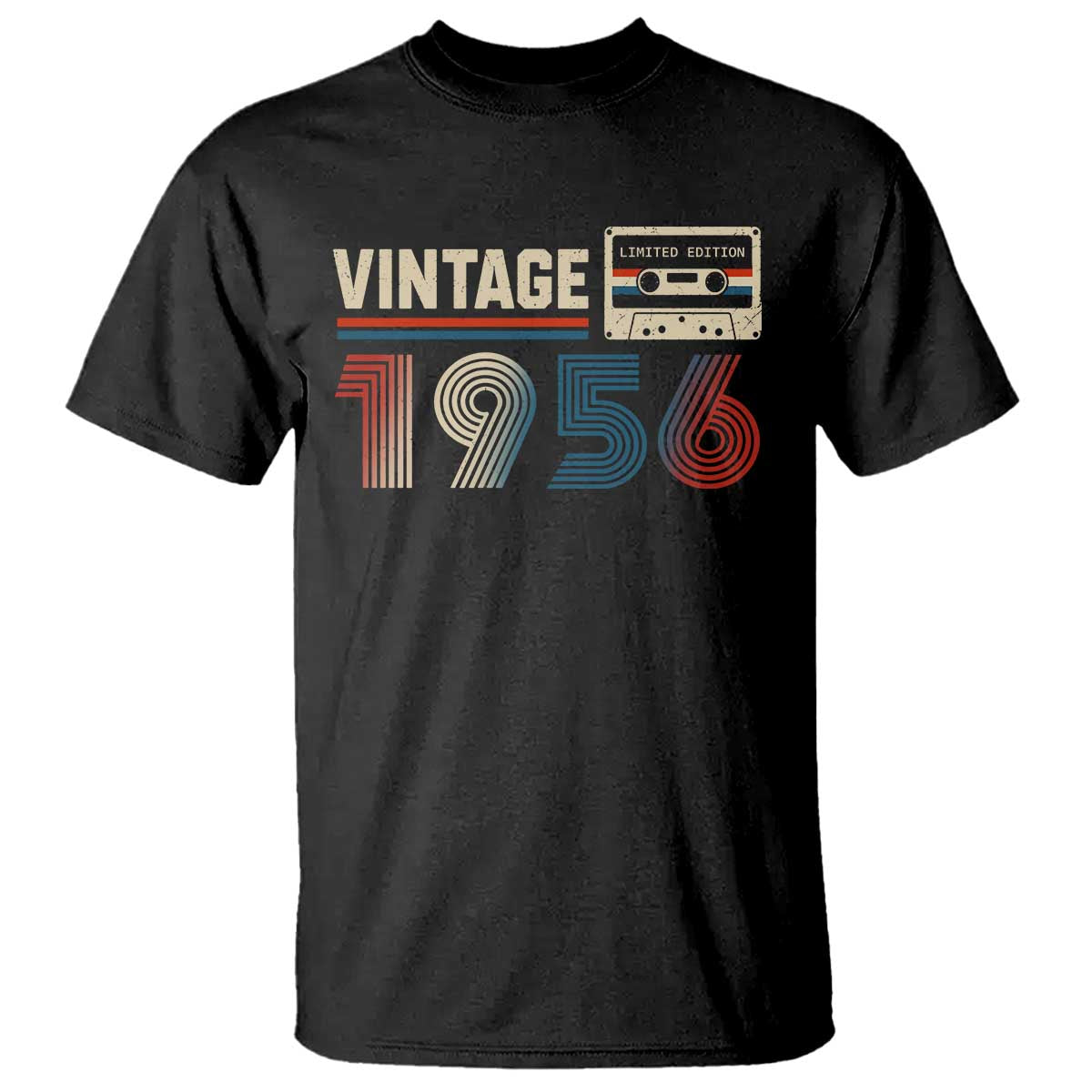 Vintage 1956 70th Birthday Gifts T Shirt 70 Year Old Favors TS10 Black Print Your Wear