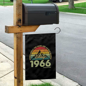 60th Birthday Garden Flag Vintage 1966 Weird Being the Same Age as Old People 60 Year Old Gift TS10 Print Your Wear