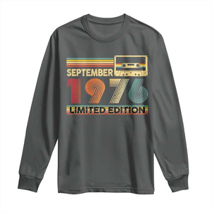 1976 September 50th Birthday Long Sleeve Shirt Retro Limited Edition 50 Year Old Gift