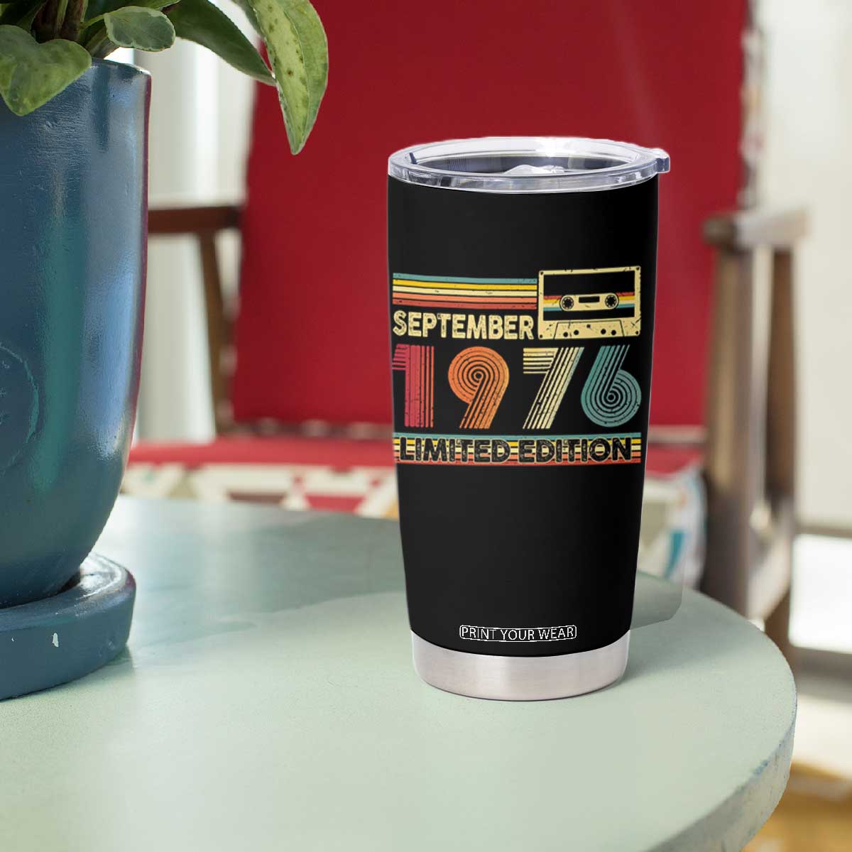 1976 September 50th Birthday Tumbler Cup Retro Limited Edition 50 Year Old Gift