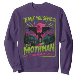 Have You Seen The Mothman Sweatshirt Retro Vintage 80s 90s Horror Cryptid Neon Graphic