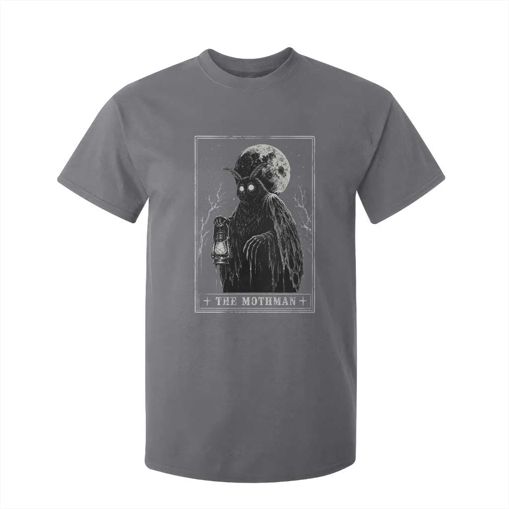 The Mothman Tarot Card T Shirt For Kid Cryptid Monochromatic Occult Graphic
