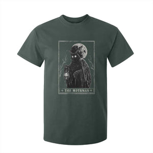 The Mothman Tarot Card T Shirt For Kid Cryptid Monochromatic Occult Graphic