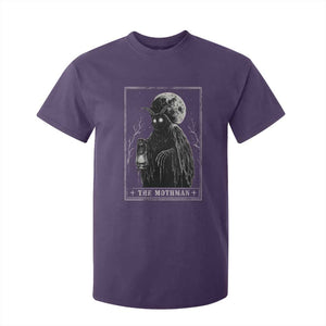 The Mothman Tarot Card T Shirt For Kid Cryptid Monochromatic Occult Graphic