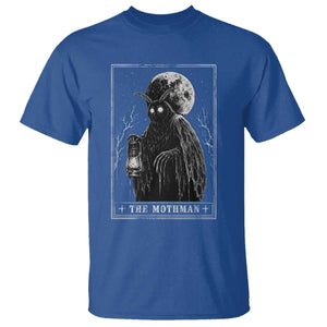 The Mothman Tarot Card T Shirt Cryptid Monochromatic Occult Graphic