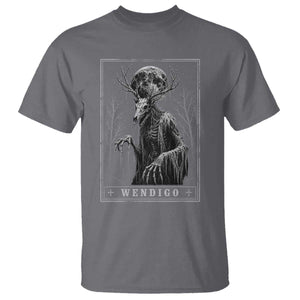 Wendigo Tarot Card Cryptid Monochromatic Occult Graphic T Shirt