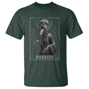 Wendigo Tarot Card Cryptid Monochromatic Occult Graphic T Shirt