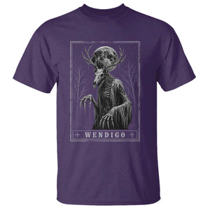 Wendigo Tarot Card Cryptid Monochromatic Occult Graphic T Shirt